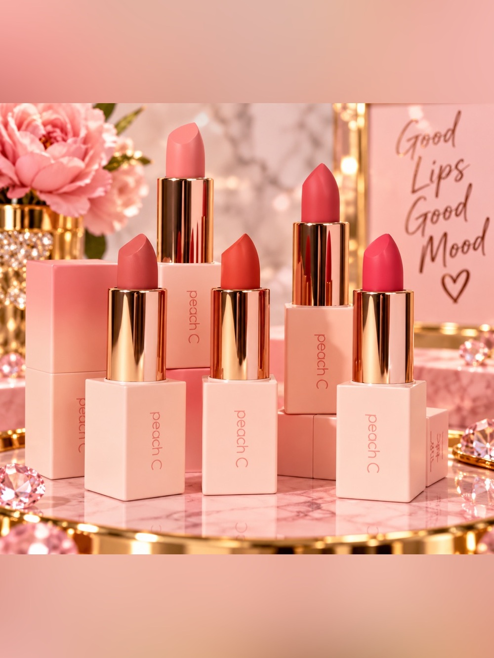 Peach C Creamy Matte Lipstick